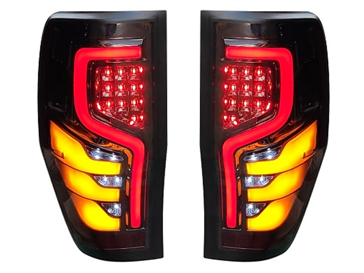 Stops de Led y Neon Smoke Tipo Wildtrack para Ford Ranger 2013-2023