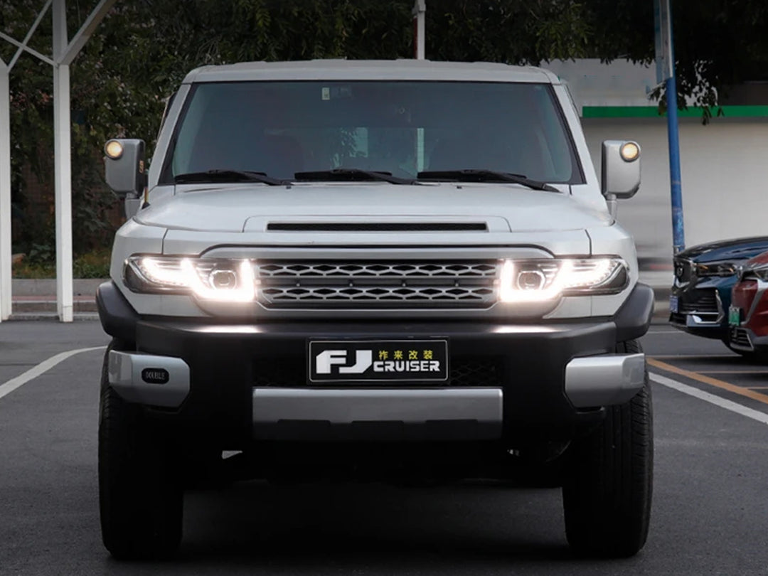 Farolas Led Drl Tipo Range + Persiana para Toyota Fj Cruiser 2007-2023