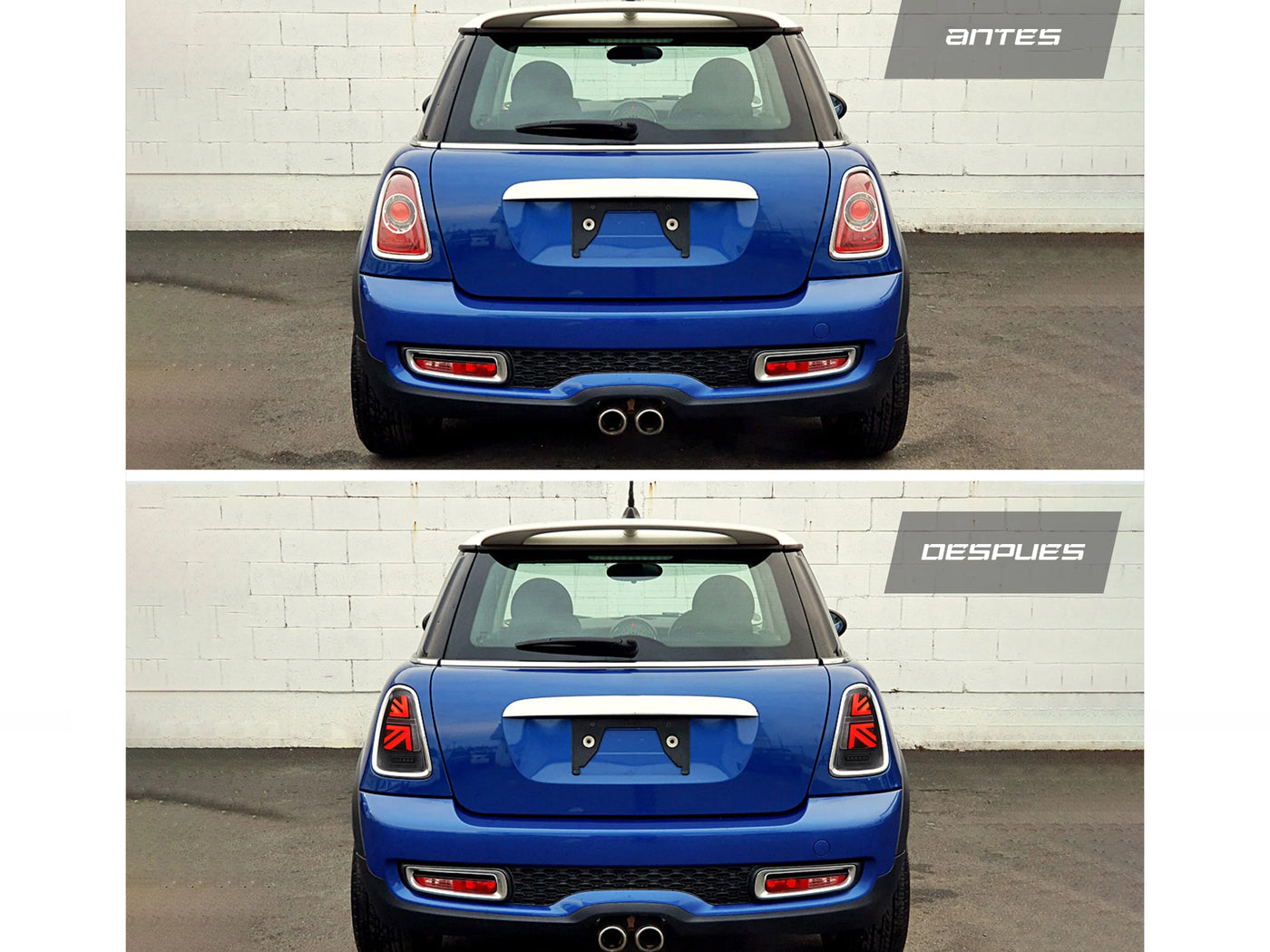 Stops de Led y Neon Smoke para Mini Cooper 2007-2014