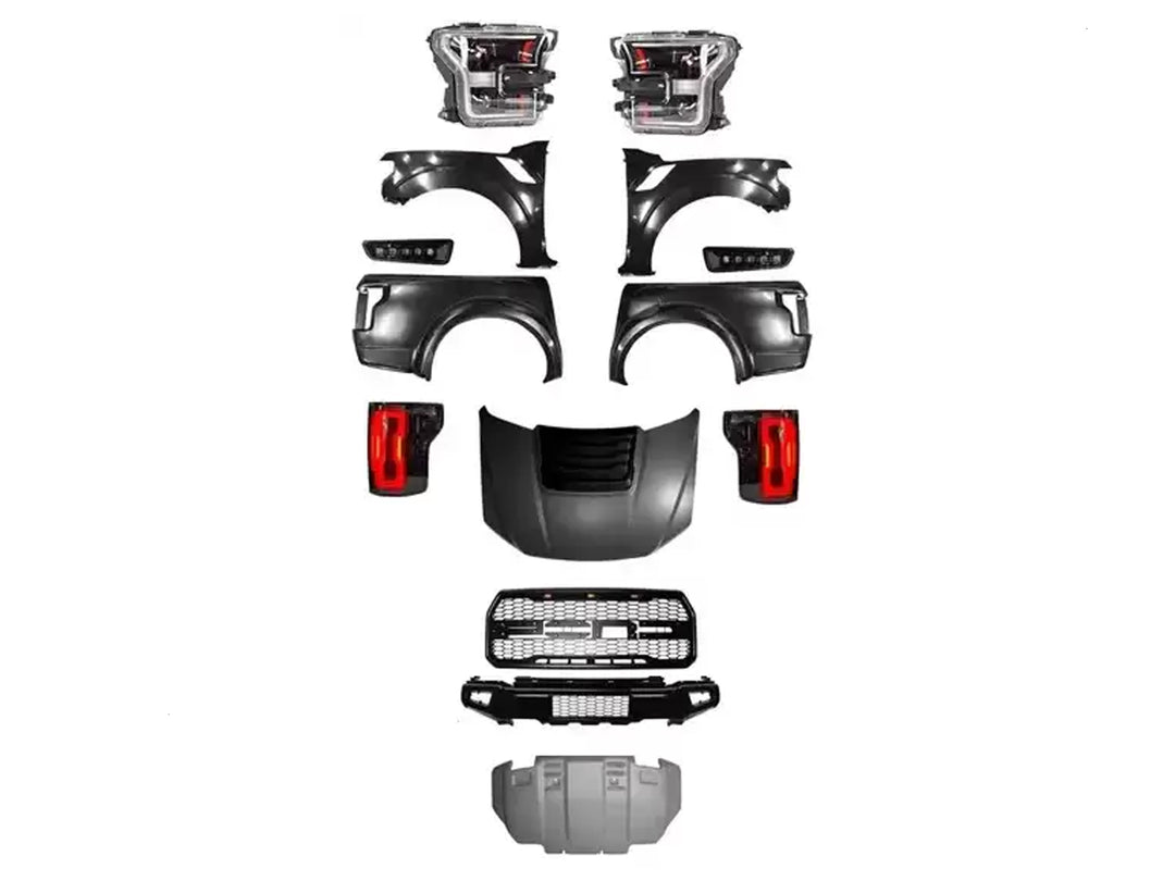 Body Kit de Conversion para Ford Ranger 2013-2023 a F-150 Raptor