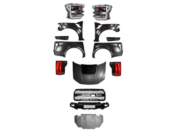 Body Kit de Conversion para Ford Ranger 2013-2023 a F-150 Raptor