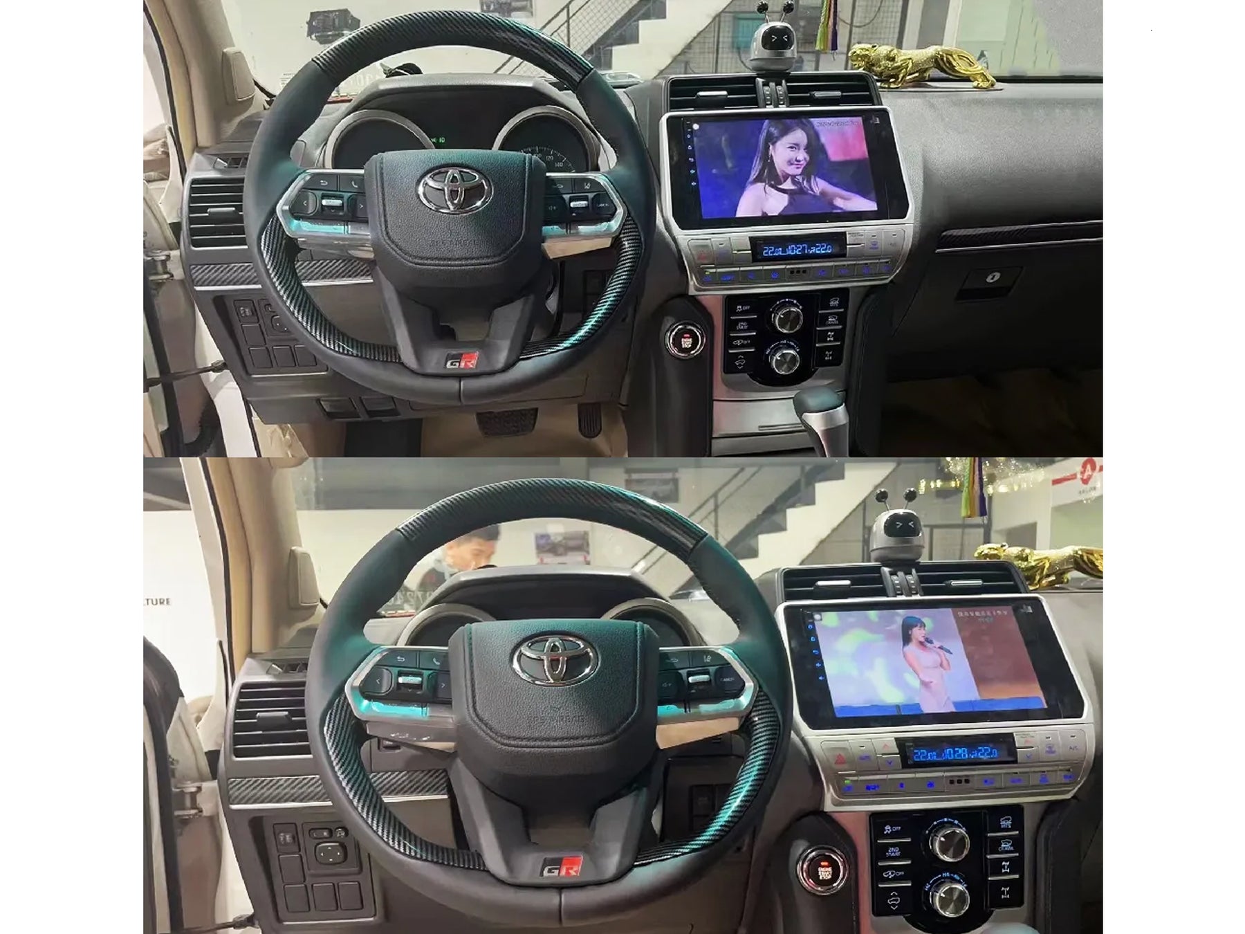 Timon Gr Timon o Cabrilla Tipo GR Sport para Toyota Lc200, Prado, Fortuner, 4Ru ...
