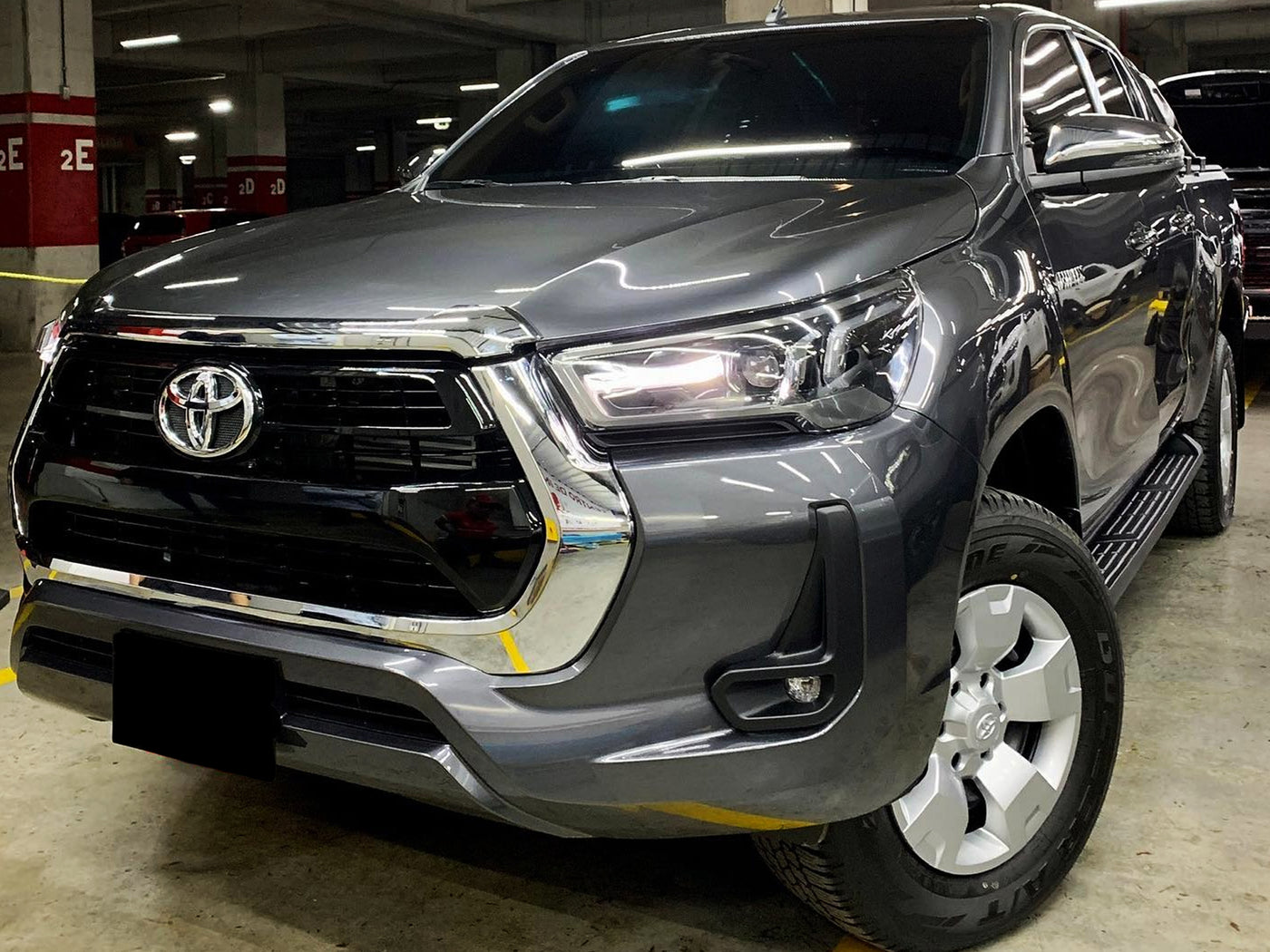 Farolas Led Drl Tipo Adventure para Toyota Hilux 2021-2025