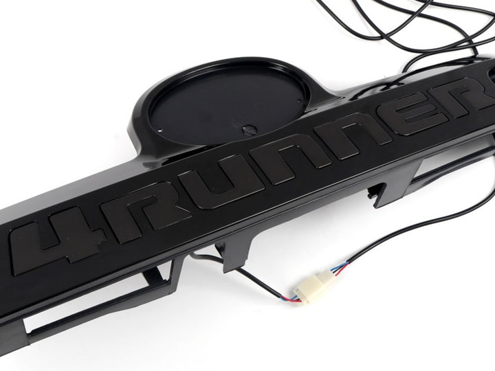 Plaquero Trasero Negro con Luz Led para Toyota 4Runner 2010-2024